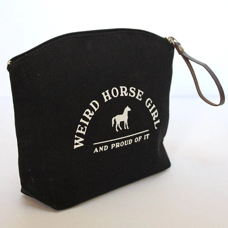 Spiced Equestrian - Weird Horse Girl Makeup Bag