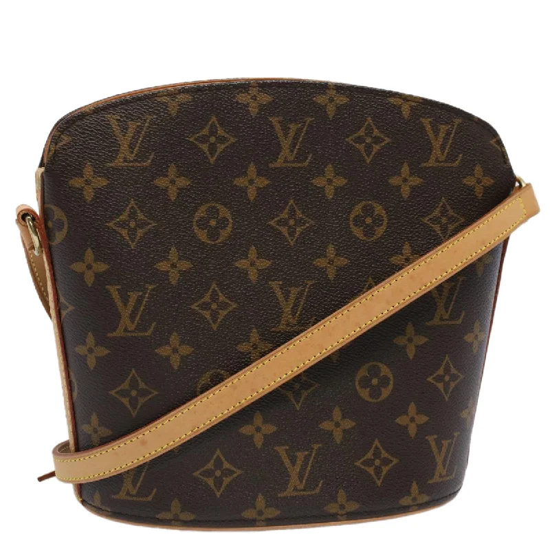 Louis Vuitton Drouot  Canvas Shoulder Bag (Pre-Owned)