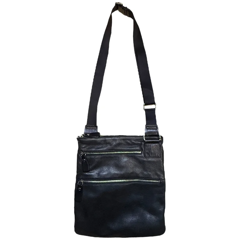 Leather Crossbody Bag By Margot, Size: Large