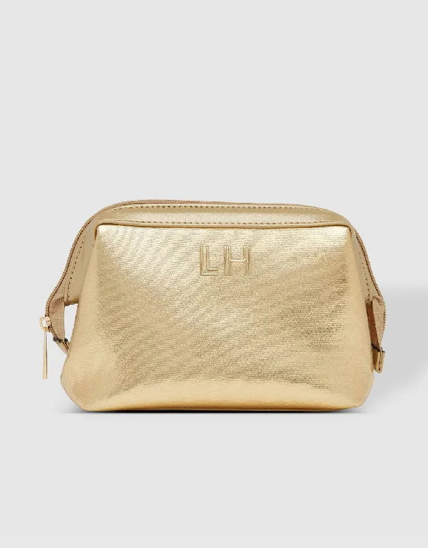 Baby Eliza Neoprene Makeup Bag - Gold