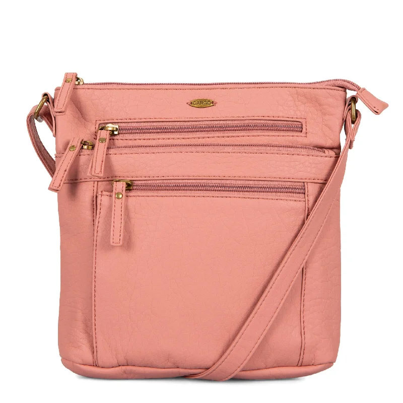 Pebbled N/S Crossbody Bag