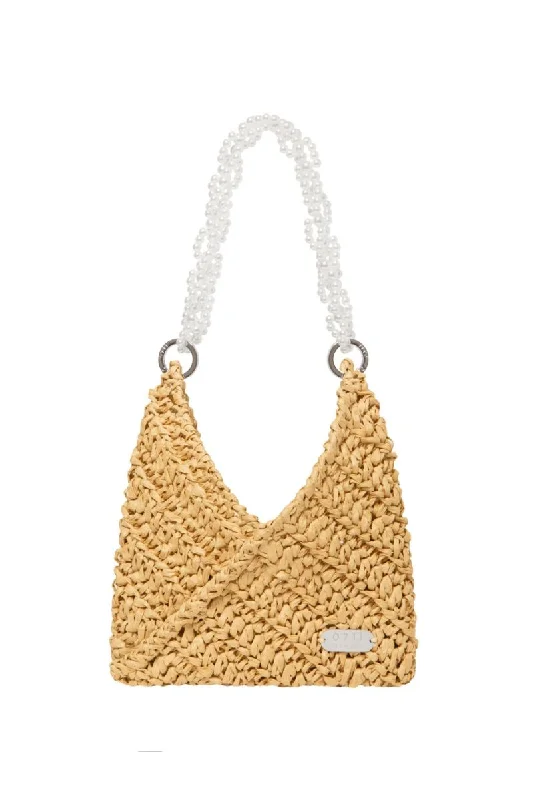 BEIGE MINI LILO SHOULDER BAG