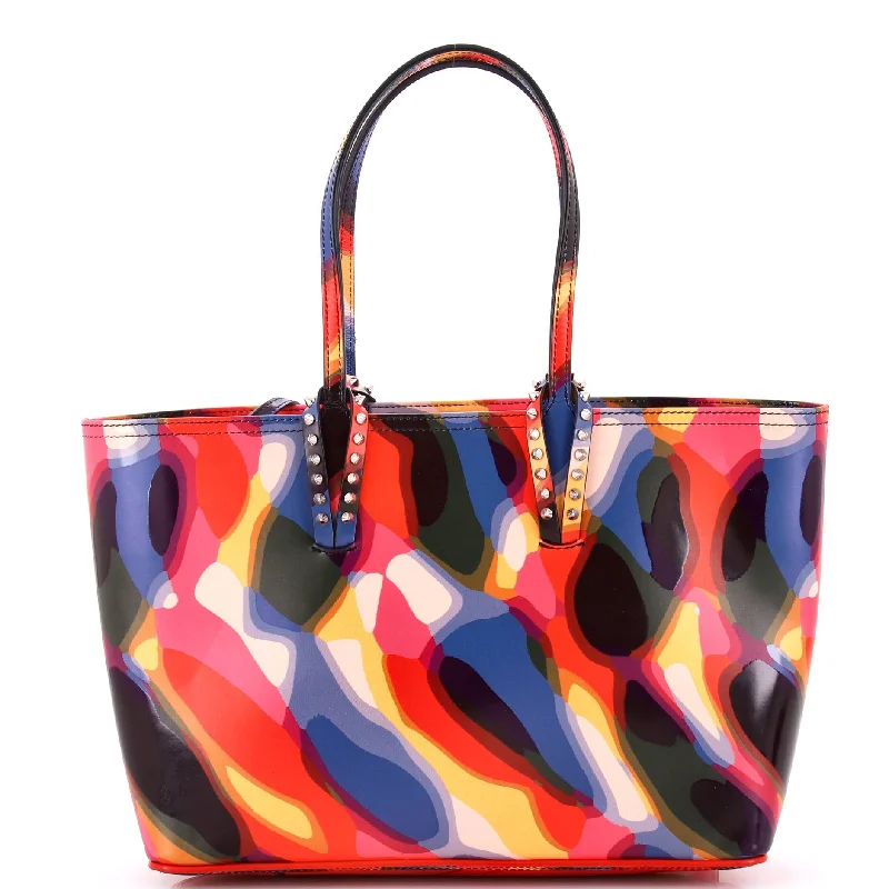 Cabata East West Tote Printed Leather Small