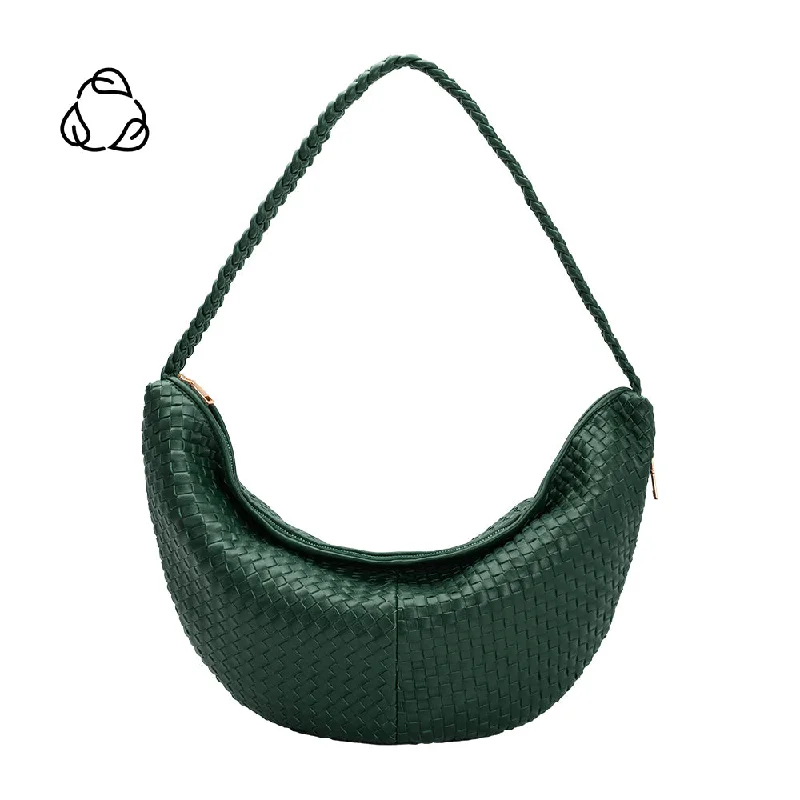 Raquel Green XL Recycled Vegan Shoulder Bag