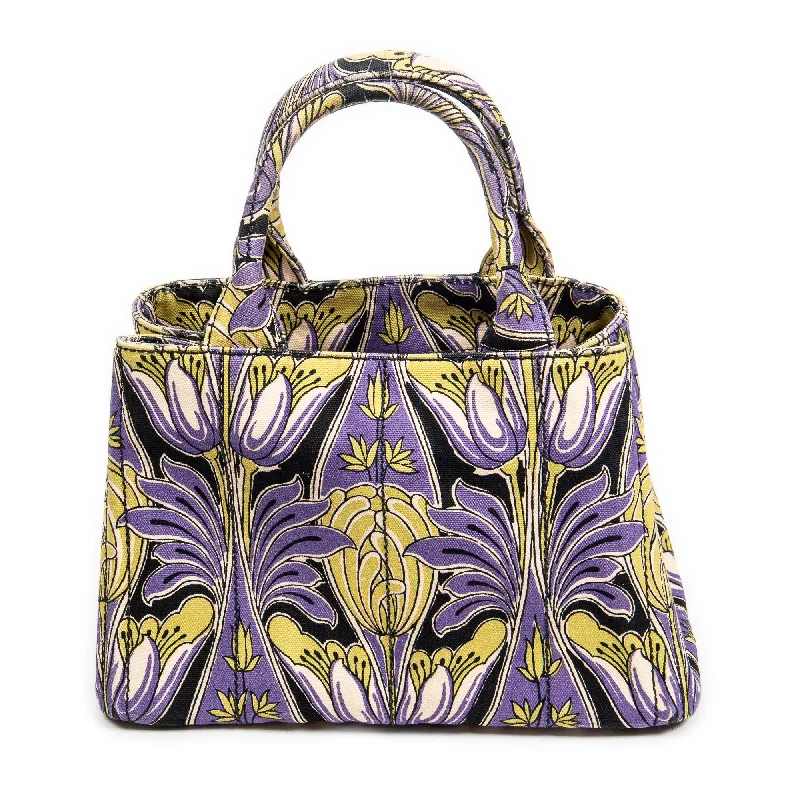 Small Floral Canapa Tote