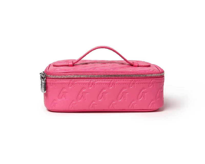 MEDIUM MONOGRAM TOILETRY BAG - HOT PINK