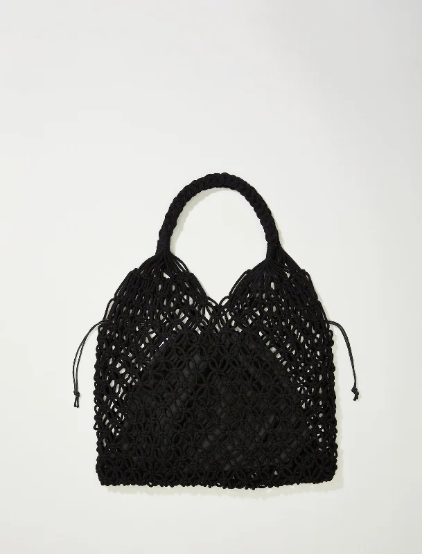 Lucky Brand Rope Macrame Market Tote