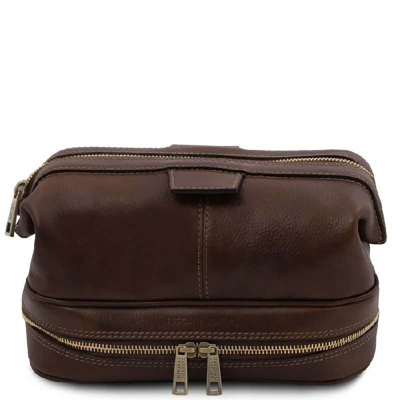 Jacob Mens Toiletry Bag Leather