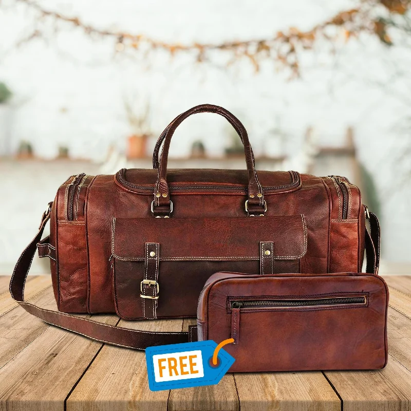 Traveler Weekender Duffle Bag + FREE Toiletry Bag