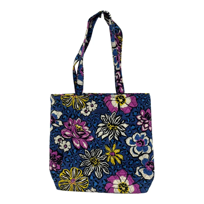 Tote By Vera Bradley In Blue & Pink, Size:Small