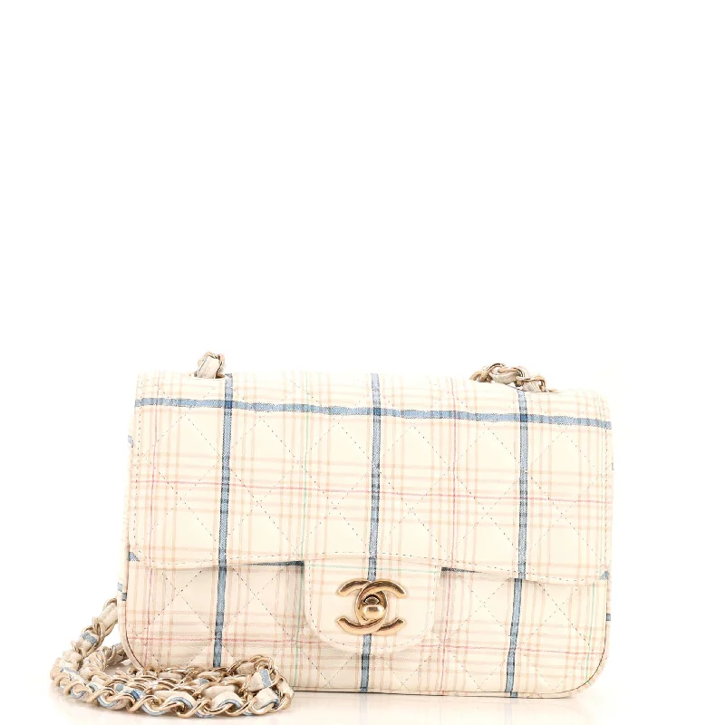 Classic Single Flap Bag Quilted Printed Calfskin Mini