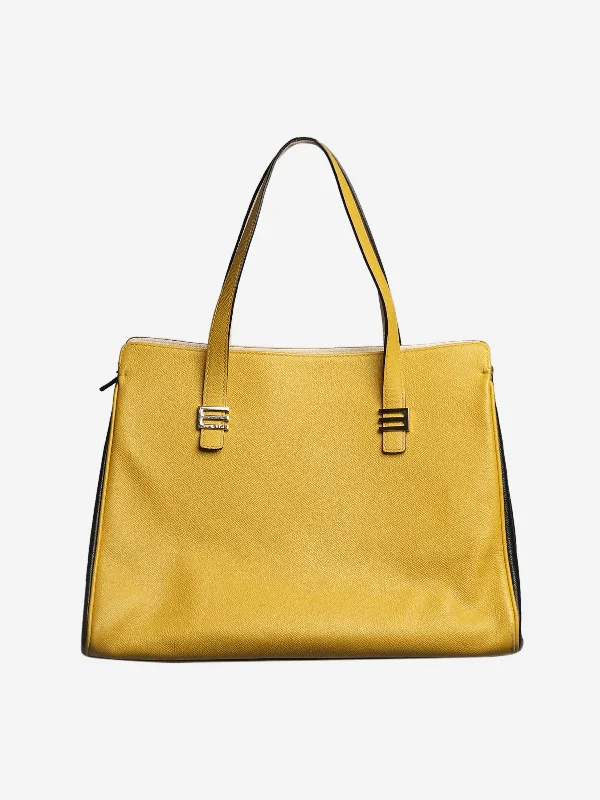 Etro yellow tote bag