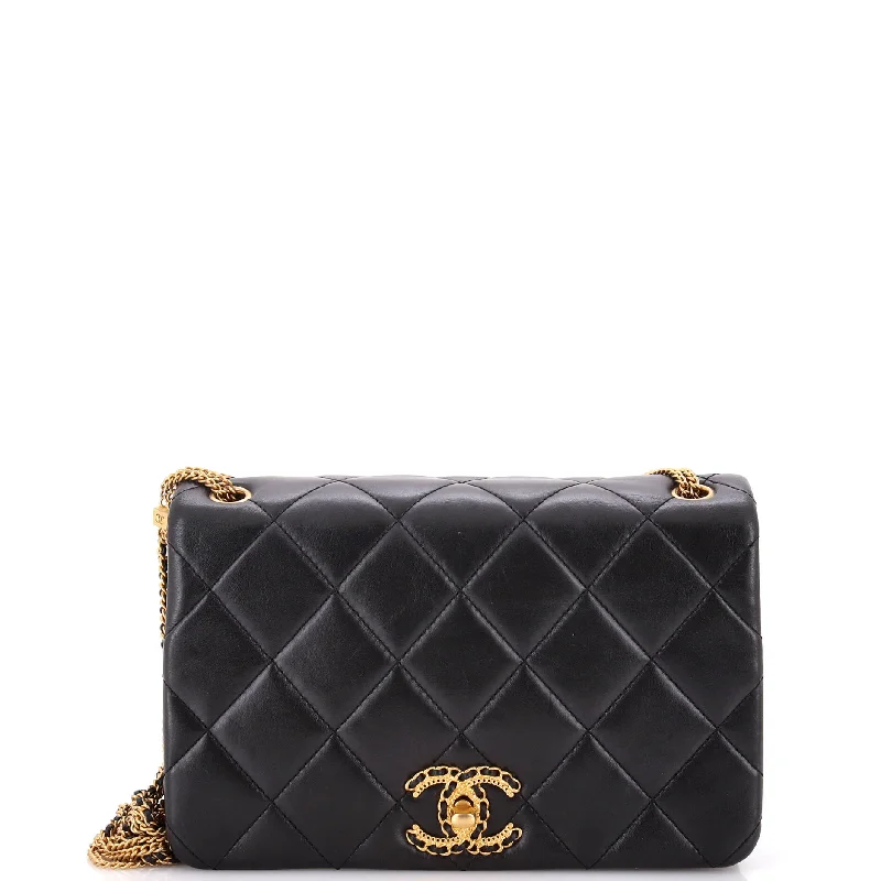 On And On Full Flap Bag Quilted Lambskin Mini