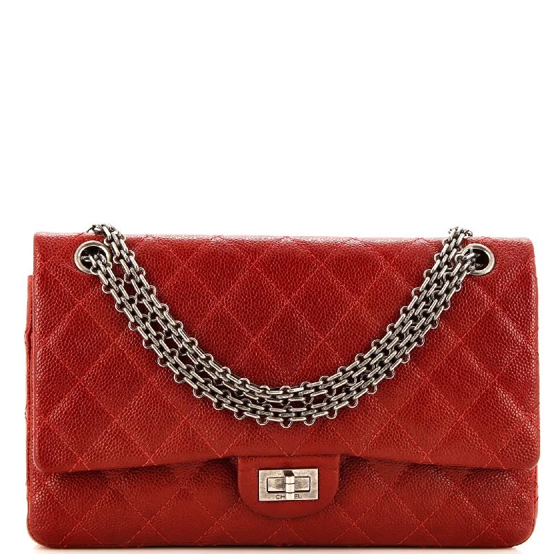 Reissue 2.55 Flap Bag Quilted Caviar 226