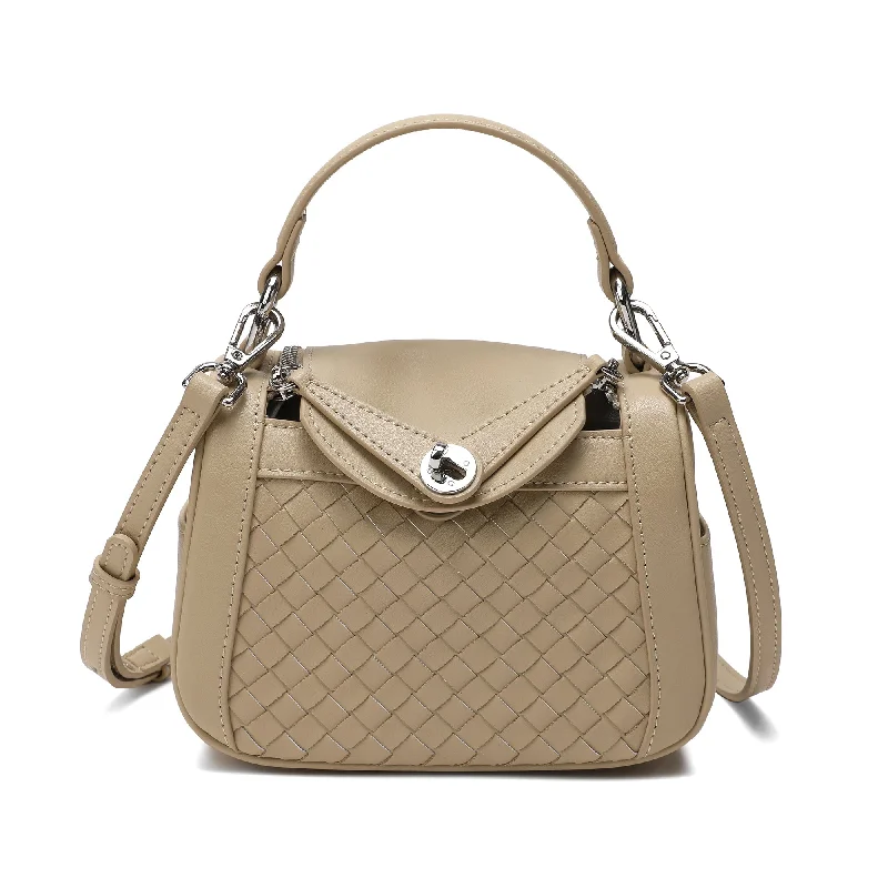 Woven Leather Crossbody/ Shoulder Bag