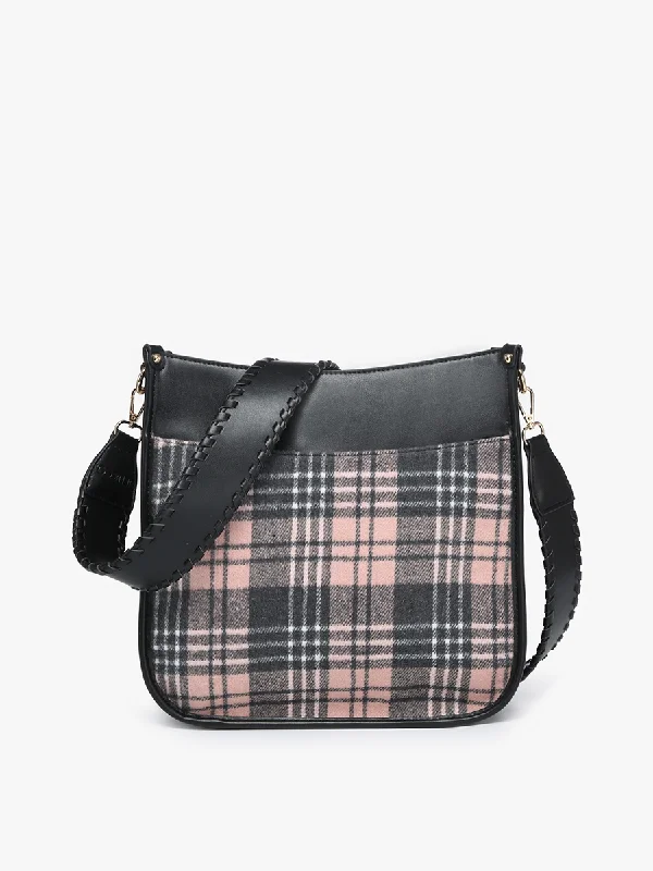 Chloe Vegan Plaid Crossbody