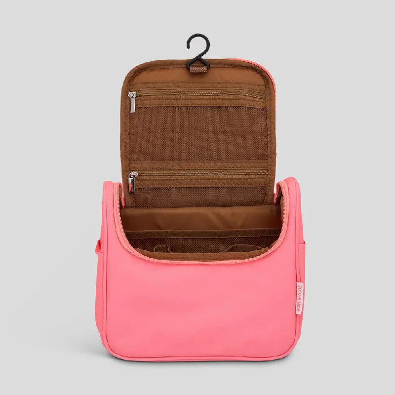 Bon Voyage Travel Toiletry Bag -- Electric Coral