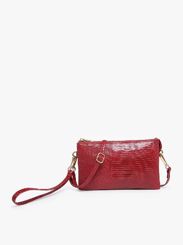 Riley Vegan Lizard Crossbody