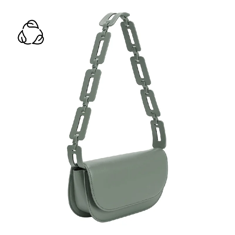 Inez Teal Recycled Vegan Shoulder Bag