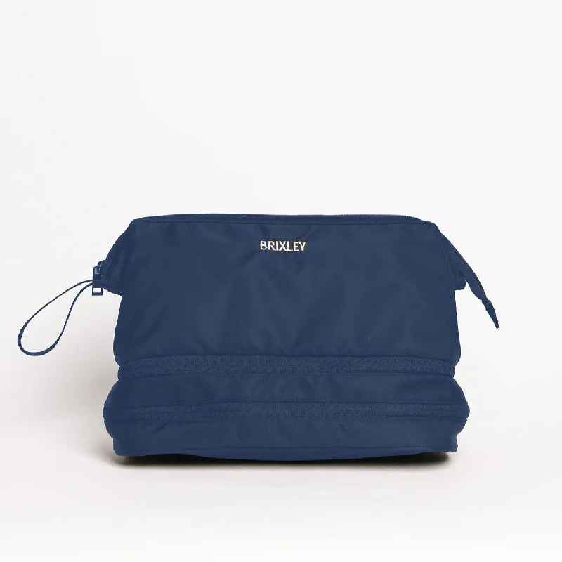 Navy Blue Brixley Toiletry Bag