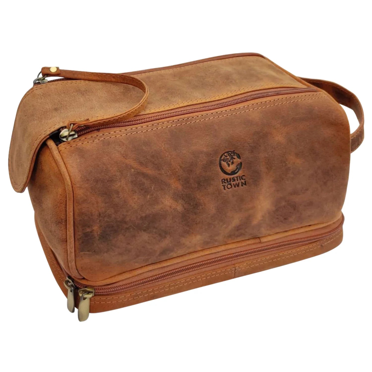 Sam's Stylish Leather Toiletry Bag