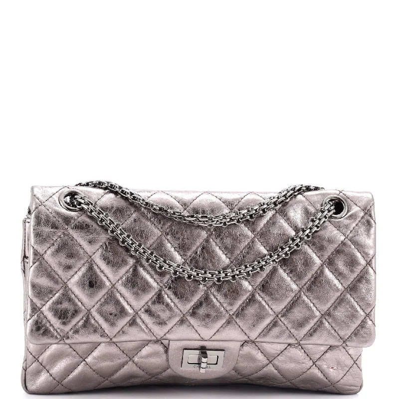 Reissue 2.55 Flap Bag Quilted Metallic Aged Calfskin 226