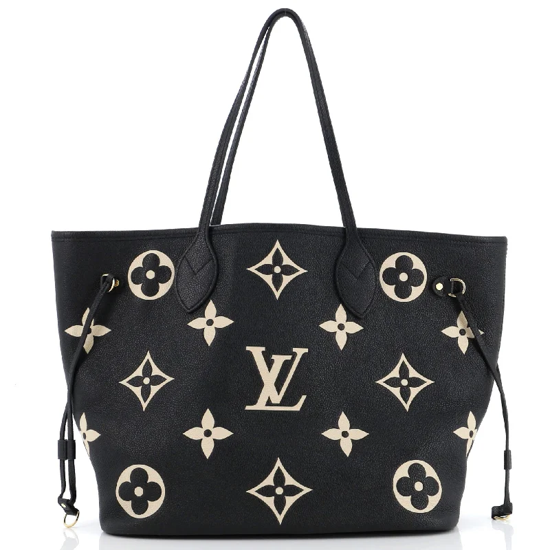 Neverfull NM Tote Bicolor Monogram Empreinte Giant MM