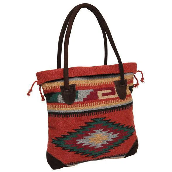 El Paso Saddleblanket Rust Monterrey Tote Bag