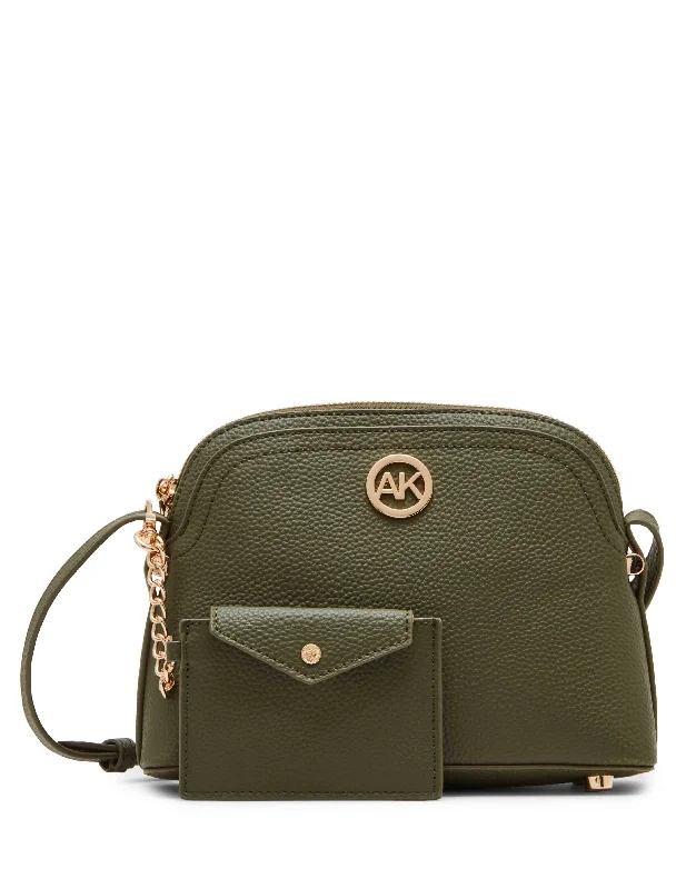 Dome Crossbody With Detachable Card Case