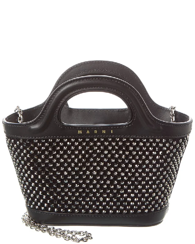 Marni Studded Mini Leather Tote