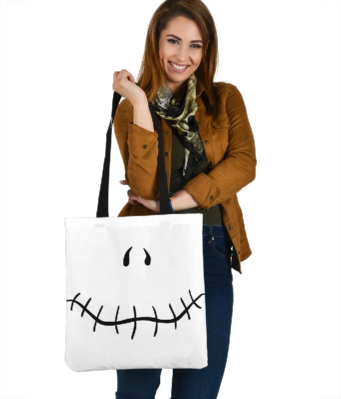 Jack Face Linen Tote Bag