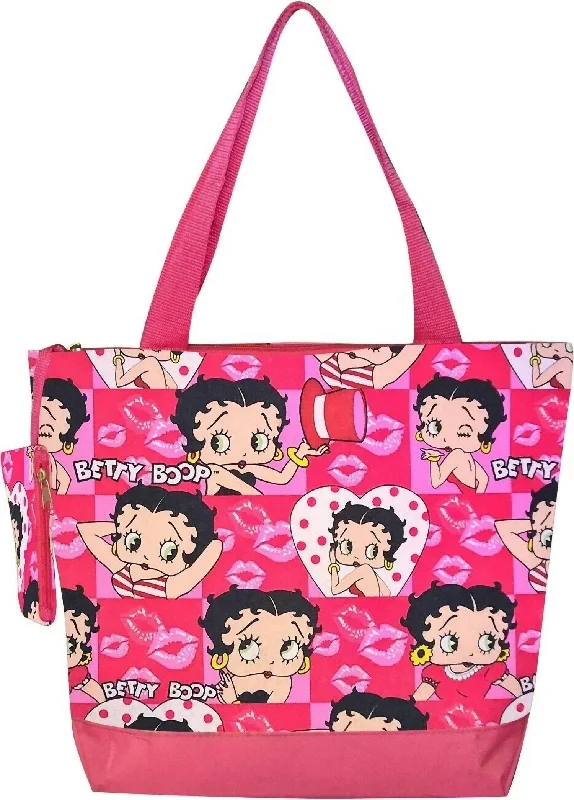 Women's Diaper Hand Tote Bag In Pink Multi