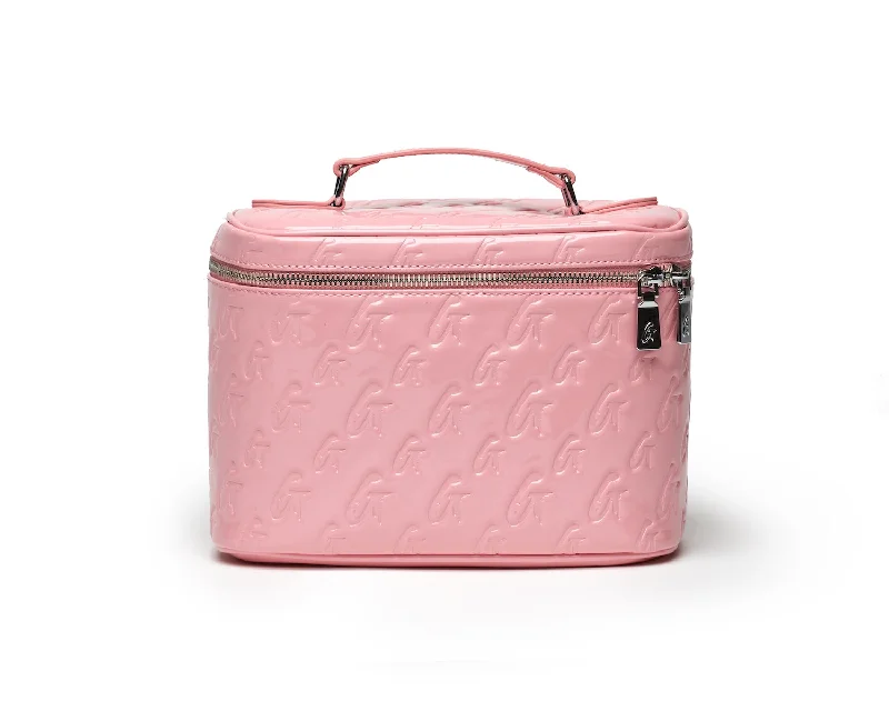 LARGE MONOGRAM TOILETRY BAG - MIRROR PINK