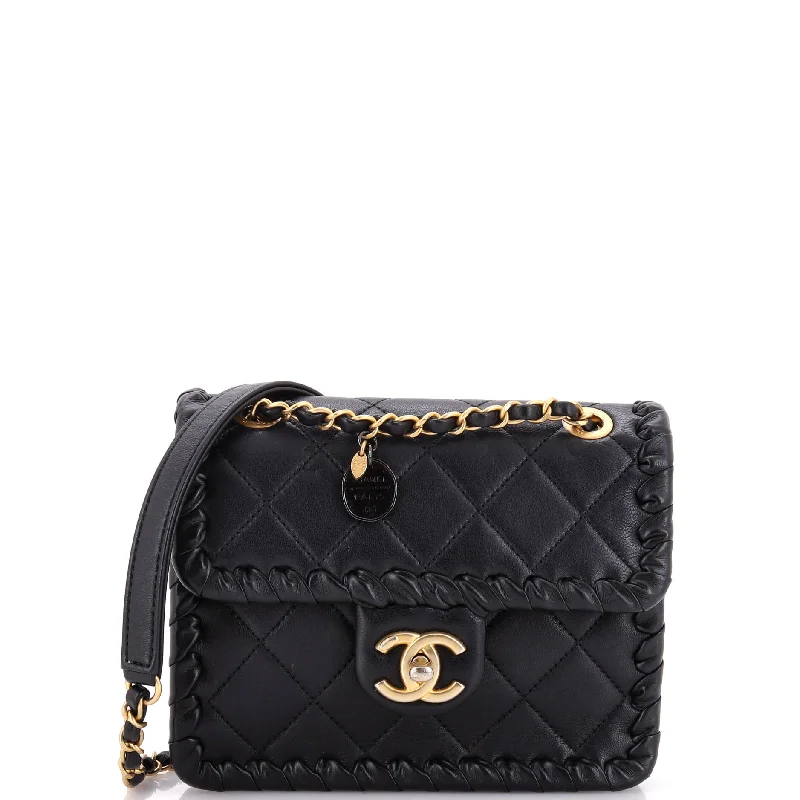 My Own Frame Flap Bag Braided Quilted Calfskin Mini