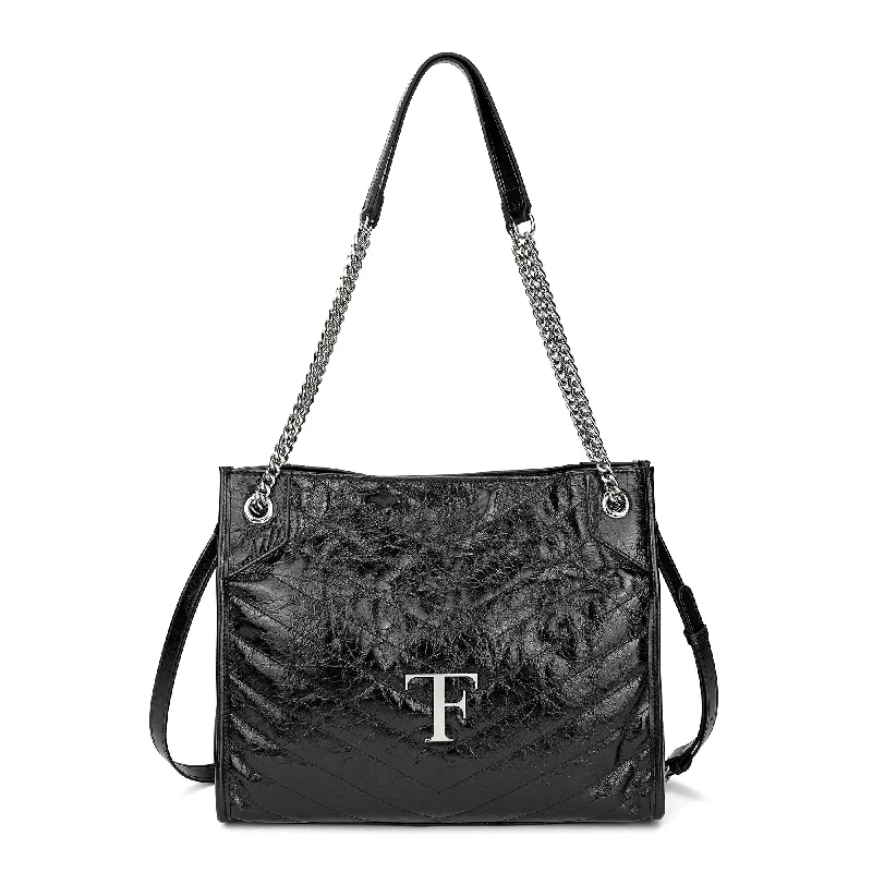 Tiffany & Fred Oil-Waxed Leather Tote Bag