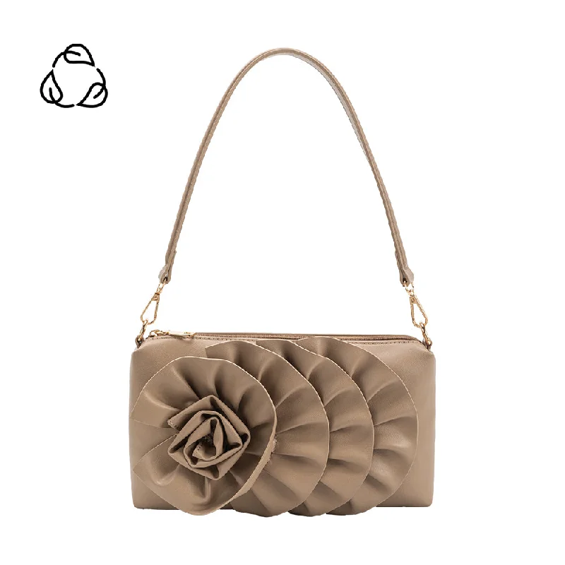 Florence Taupe Recycled Vegan Shoulder Bag