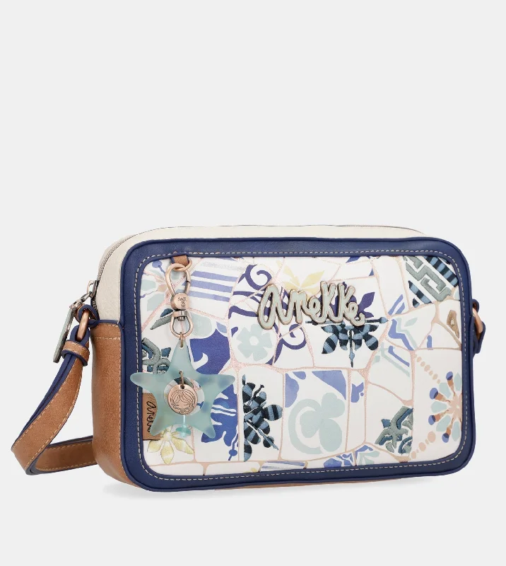 Sunrise Tile print shoulder bag