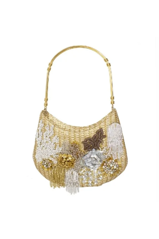 GOLDEN REEF BESTIE EMBELLISHED PEARL SHOULDER BAG