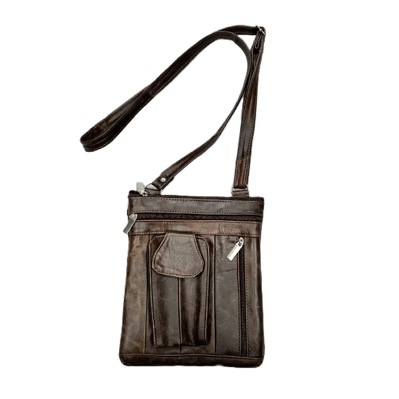 Crossbody Leather, Size: Small