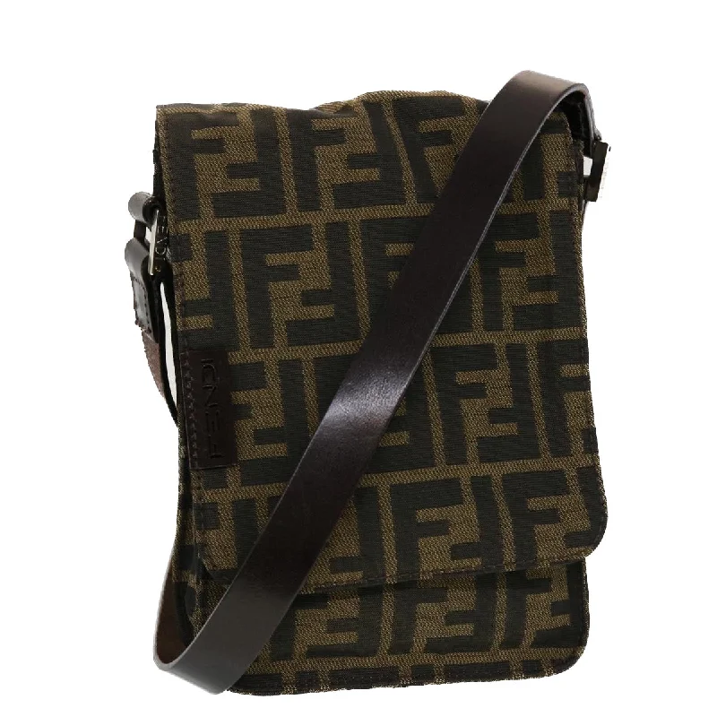 Fendi Canvas Shoulder Bag (Pre-Owned)