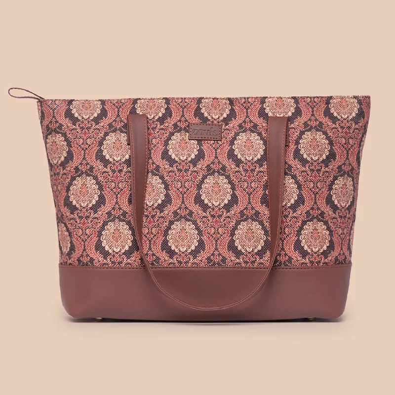 Jodhpur Damask Shoulder Tote Bag