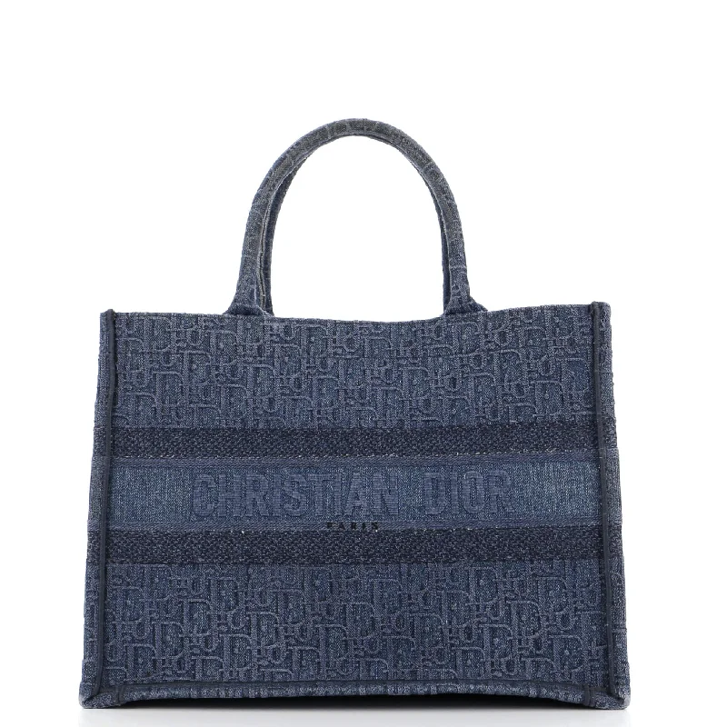 Book Tote Oblique Denim Small